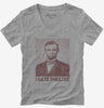 Abraham Abe Lincoln I Hate Theatre Womens Vneck