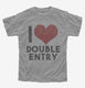 Accountant Love Double Entry  Youth Tee
