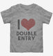 Accountant Love Double Entry  Toddler Tee
