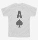 Ace Spade white Youth Tee