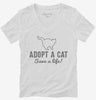 Adopt A Cat Save A Life Animal Welfare Womens Vneck Shirt 6c6a36e3-50e7-45d1-9389-2d007de9c654 666x695.jpg?v=1700581966