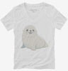 Adorable Arctic Animal Seal Womens Vneck Shirt 666x695.jpg?v=1700295612