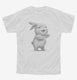 Adorable Baby Rabbit white Youth Tee