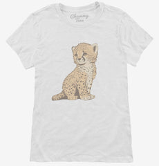 Adorable Cheetah Womens T-Shirt
