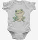 Adorable Frog white Infant Bodysuit