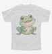 Adorable Frog white Youth Tee