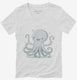 Adorable Happy Octopus  Womens V-Neck Tee