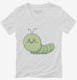 Adorable Insect Caterpillar  Womens V-Neck Tee