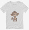 Adorable Jungle Monkey Womens Vneck Shirt 666x695.jpg?v=1700293822