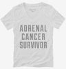 Adrenal Cancer Survivor Womens Vneck Shirt 666x695.jpg?v=1700489262