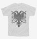 Albanian Eagle white Youth Tee