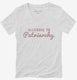 Allergic To Patriarchy  Womens V-Neck Tee