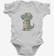 Alligator Graphic white Infant Bodysuit