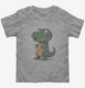 Alligator Graphic grey Toddler Tee