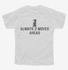 Always 3 Moves Ahead Funny Chess Club white Youth Tee