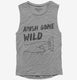 Amish Gone Wild grey Womens Muscle Tank
