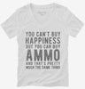 Ammo Is Happiness Womens Vneck Shirt 666x695.jpg?v=1700438883