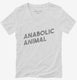 Anabolic Animal  Womens V-Neck Tee