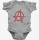 Anarchy Spray Paint  Infant Bodysuit