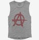 Anarchy Spray Paint  Womens Muscle Tank