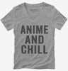 Anime And Chill Womens Vneck