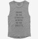 Anime In The Streets Hentai In The Sheets grey Womens Muscle Tank