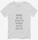 Anime In The Streets Hentai In The Sheets white Womens V-Neck Tee