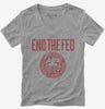Anti Federal Reserve System Logo Womens Vneck