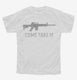 Ar15 Come Take It white Youth Tee