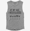 At My Age I Need Glasses Funny Wine Womens Muscle Tank Top 666x695.jpg?v=1700415176