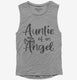 Auntie Of An Angel  Womens Muscle Tank