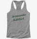 Avocado Addict grey Womens Racerback Tank