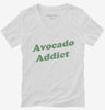 Avocado Addict Womens Vneck Shirt 666x695.jpg?v=1700397122