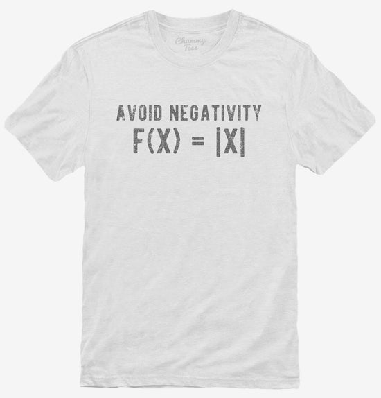 Avoid Negativity Math T-Shirt