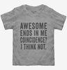 Awesome Ends In Me Toddler