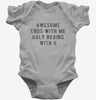 Awesome Ends With Me Ugly Begins With U Baby Bodysuit 666x695.jpg?v=1700656752