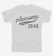 Awesome Since 1940 Birthday white Youth Tee