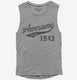Awesome Since 1943 Birthday grey Womens Muscle Tank