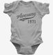 Awesome Since 1971 Birthday grey Infant Bodysuit