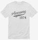 Awesome Since 1974 Birthday white Mens