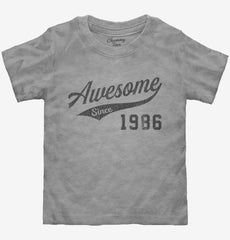 Awesome Since 1986 Birthday Toddler Shirt