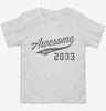 Awesome Since 2003 Birthday Toddler Shirt 666x695.jpg?v=1700349569