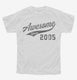 Awesome Since 2005 Birthday white Youth Tee