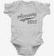Awesome Since 2007 Birthday white Infant Bodysuit