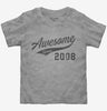 Awesome Since 2008 Birthday Toddler