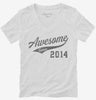Awesome Since 2014 Birthday Womens Vneck Shirt 666x695.jpg?v=1700349076