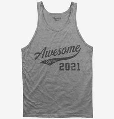 Awesome Since 2021 Birthday Tank Top