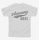 Awesome Since 2021 Birthday white Youth Tee
