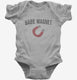 Babe Magnet grey Infant Bodysuit
