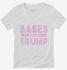 Babes For Trump Womens Vneck Shirt 666x695.jpg?v=1700439639